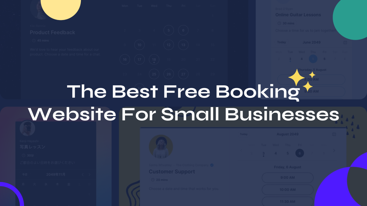 Best Free Booking Website Platforms for Small Businesses in 2026