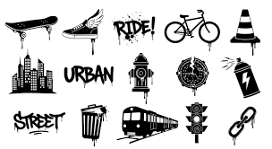 Street Art and Urban Graffiti-Inspired Logos